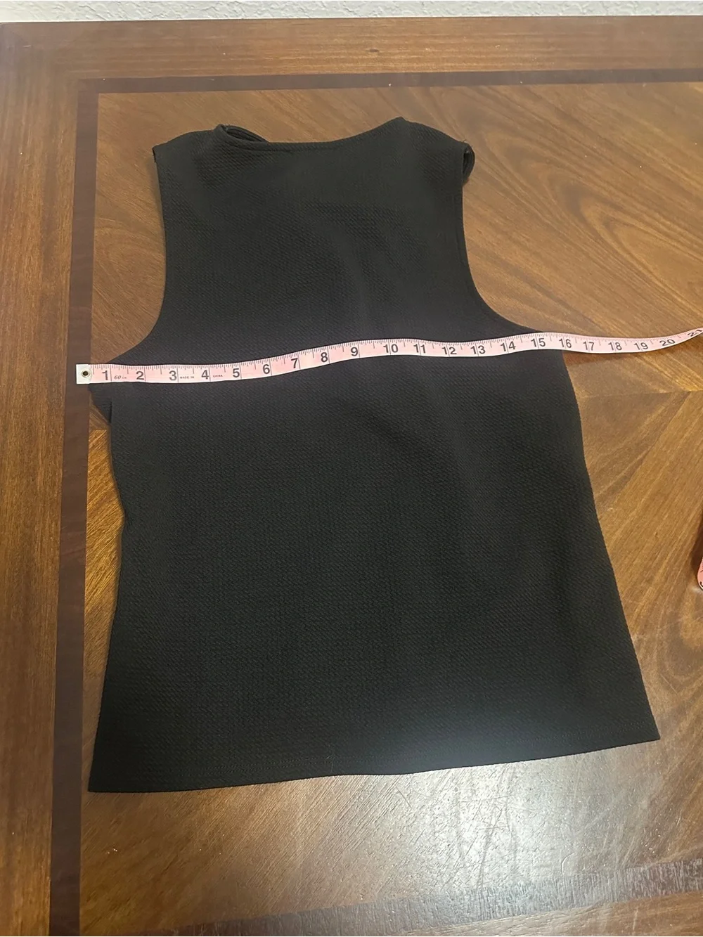Express Black Ribbed Textured Buckle Tank Top - Picture 3 of 6